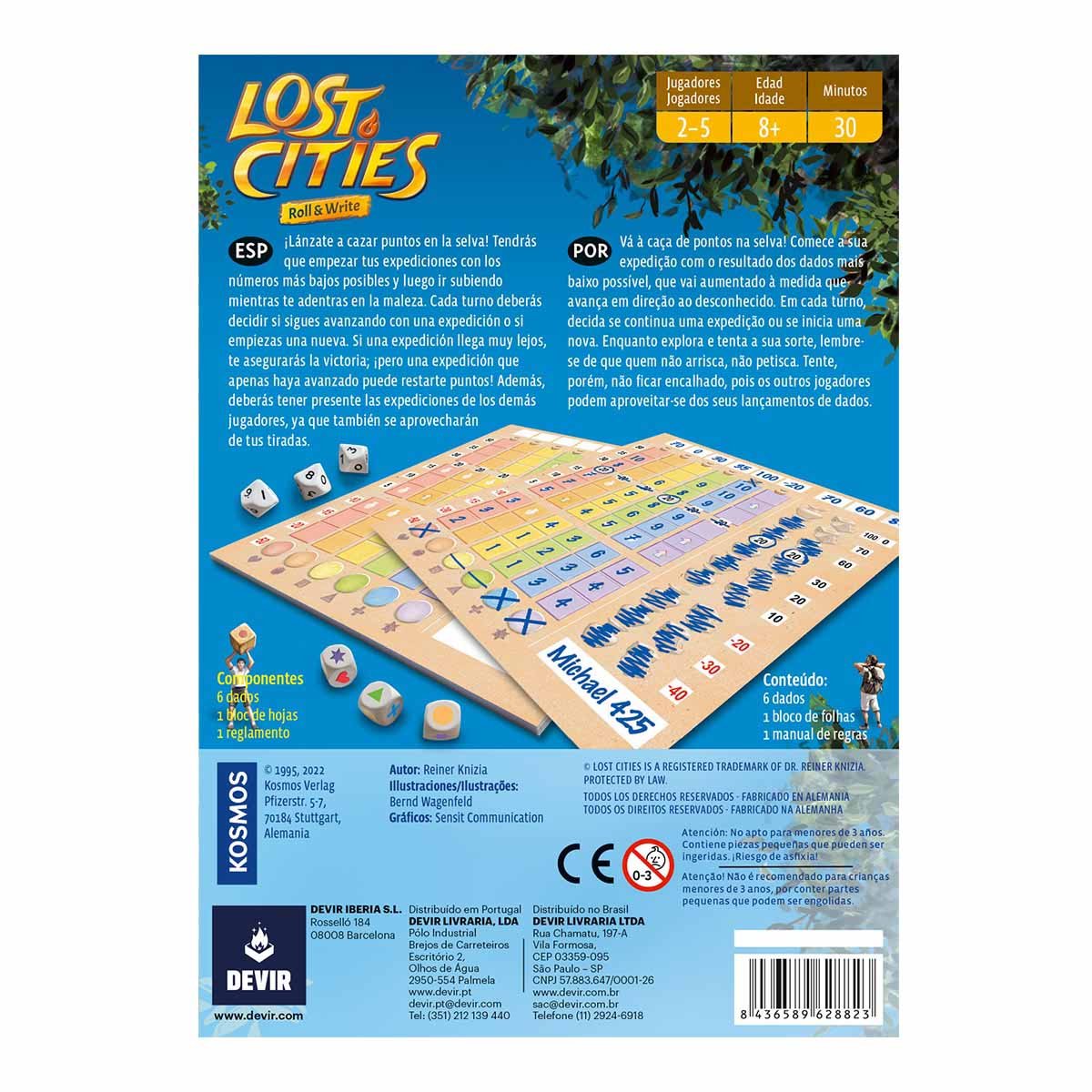 Lost Cities: Roll & Write - Imagen 2