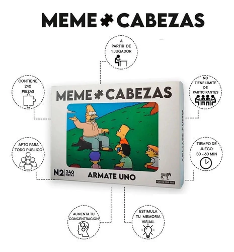Meme Cabezas - Abuelo Simpson - Imagen 2
